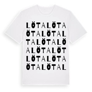 Löta ordlek t-shirt – ekologisk bomull t-shirt från Pinshirt