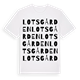 Lotsgården ordlek t-shirt