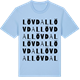 Blue Soul t-shirt med Lövdal ordlek t-shirt