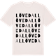 Vintage White t-shirt med Lövedal ordlek t-shirt