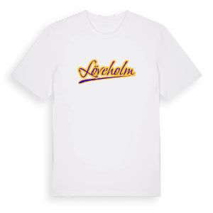 Löveholm baseball t-shirt – ekologisk bomull t-shirt från Pinshirt