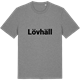 Mid Heather Gray t-shirt med Lövhäll fetstil t-shirt