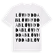 Lövhyddan ordlek t-shirt
