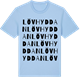 Blue Soul t-shirt med Lövhyddan ordlek t-shirt