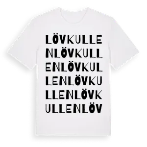 Lövkullen ordlek t-shirt – ekologisk bomull t-shirt från Pinshirt
