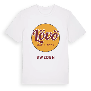 Lövö cirkel t-shirt – ekologisk bomull t-shirt från Pinshirt