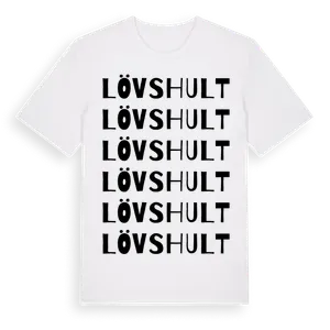 Lövshult ordlek t-shirt – ekologisk bomull t-shirt från Pinshirt