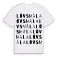 Lövsmåla ordlek t-shirt