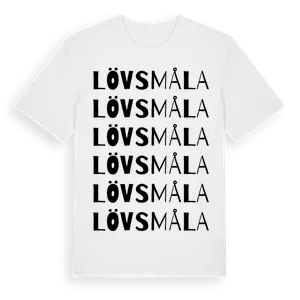 Lövsmåla ordlek t-shirt – ekologisk bomull t-shirt från Pinshirt
