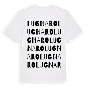 Lugnaro ordlek t-shirt – ekologisk bomull t-shirt från Pinshirt
