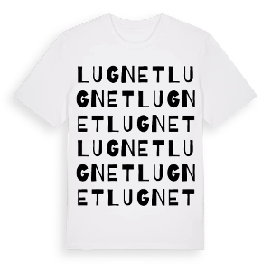 Lugnet ordlek t-shirt – ekologisk bomull t-shirt från Pinshirt