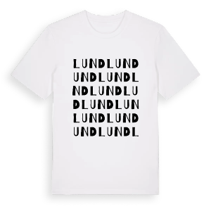 Lund ordlek t-shirt – ekologisk bomull t-shirt från Pinshirt