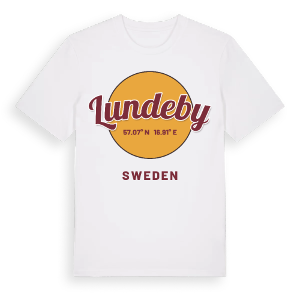 Lundeby cirkel t-shirt – ekologisk bomull t-shirt från Pinshirt