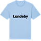 Blue Soul t-shirt med Lundeby fetstil t-shirt