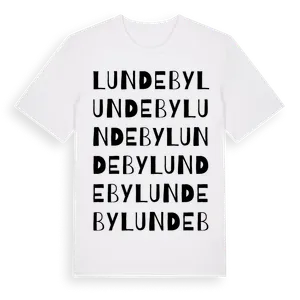 Lundeby ordlek t-shirt – ekologisk bomull t-shirt från Pinshirt