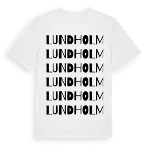 Lundholm ordlek t-shirt – ekologisk bomull t-shirt från Pinshirt