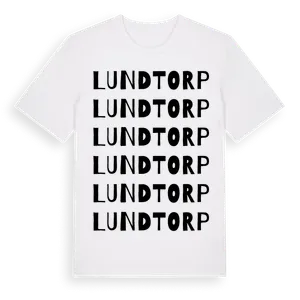 Lundtorp ordlek t-shirt – ekologisk bomull t-shirt från Pinshirt
