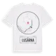 White t-shirt med Lusärna t-shirt