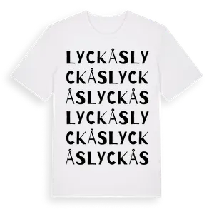 Lyckås ordlek t-shirt – ekologisk bomull t-shirt från Pinshirt