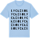 Blue Soul t-shirt med Lyckebo ordlek t-shirt