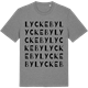 Mid Heather Gray t-shirt med Lyckeby ordlek t-shirt