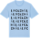 Blue Soul t-shirt med Lyckemåla ordlek t-shirt