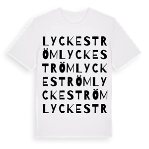 Lyckeström ordlek t-shirt – ekologisk bomull t-shirt från Pinshirt