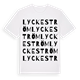 Lyckeström ordlek t-shirt