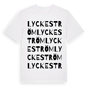Lyckeström ordlek t-shirt – ekologisk bomull t-shirt från Pinshirt
