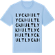 Blue Soul t-shirt med Lyckhult ordlek t-shirt
