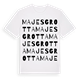 Majes grotta ordlek t-shirt