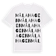 Målahagen ordlek t-shirt