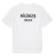 White t-shirt med Målängen i Sverige t-shirt
