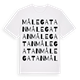 Målegatan ordlek t-shirt