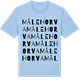 Blue Soul t-shirt med Målehorva ordlek t-shirt