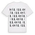 Målilla ordlek t-shirt