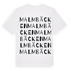 Malmbäcken ordlek t-shirt – ekologisk bomull t-shirt från Pinshirt