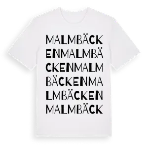 Malmbäcken ordlek t-shirt – ekologisk bomull t-shirt från Pinshirt
