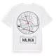White t-shirt med Malmen t-shirt