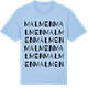 Blue Soul t-shirt med Malmen ordlek t-shirt