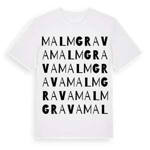 Malmgrava ordlek t-shirt – ekologisk bomull t-shirt från Pinshirt