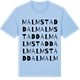 Blue Soul t-shirt med Malmstaddal ordlek t-shirt