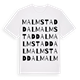 Malmstaddal ordlek t-shirt