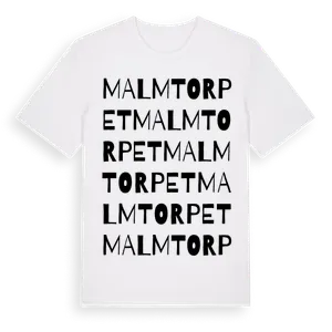 Malmtorpet ordlek t-shirt – ekologisk bomull t-shirt från Pinshirt