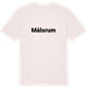 Vintage White t-shirt med Målsrum fetstil t-shirt