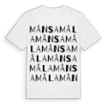 Månsamåla ordlek t-shirt