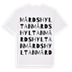 Mårdshyltan ordlek t-shirt