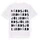 Mårdsjölund ordlek t-shirt