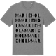 Mid Heather Gray t-shirt med Marieholm ordlek t-shirt