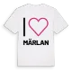 Jag älskar Märlan t-shirt stort tryck